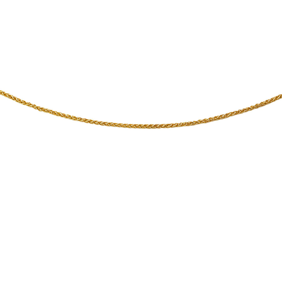 9ct Gold 16 inch Spiga Chain